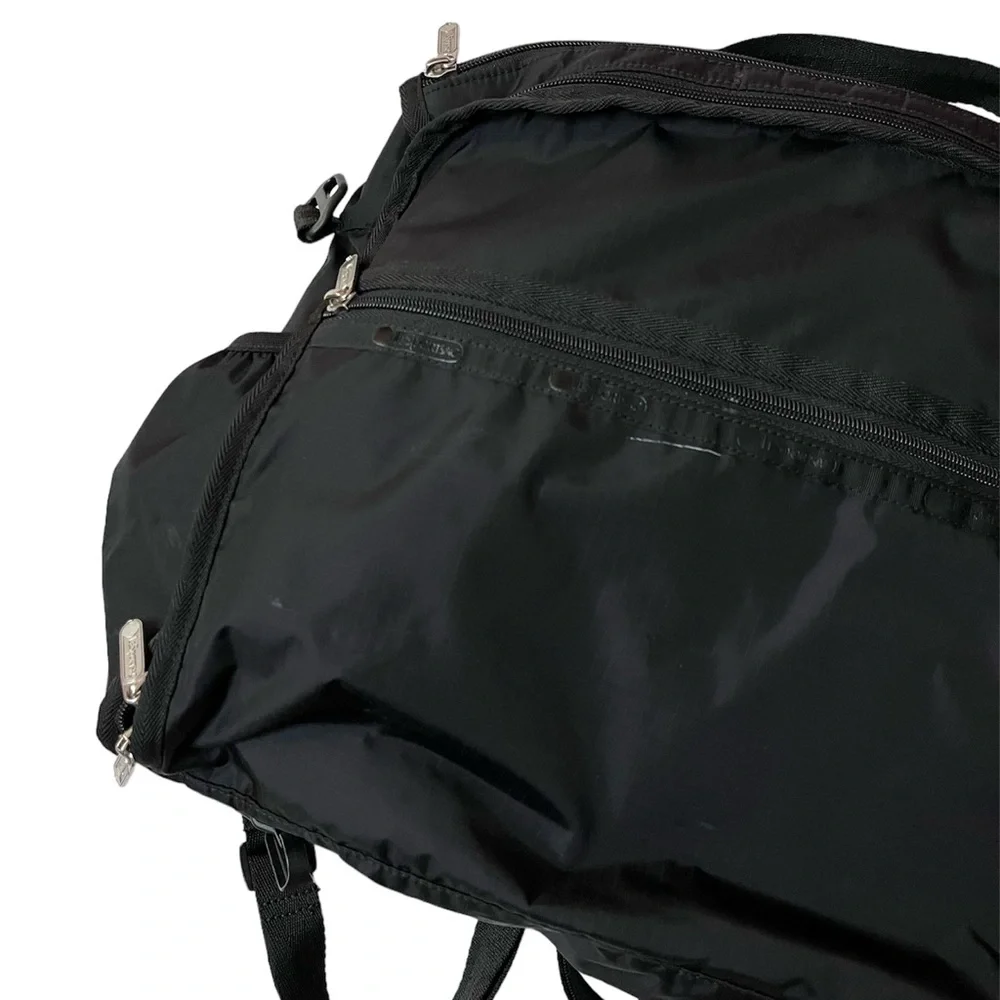 LeSportsac Black Rebecca Convertible Diaper Bag Backpack